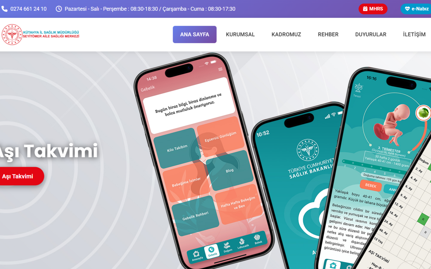 Aile Sağlığı Merkezi Sitesi hero görseli